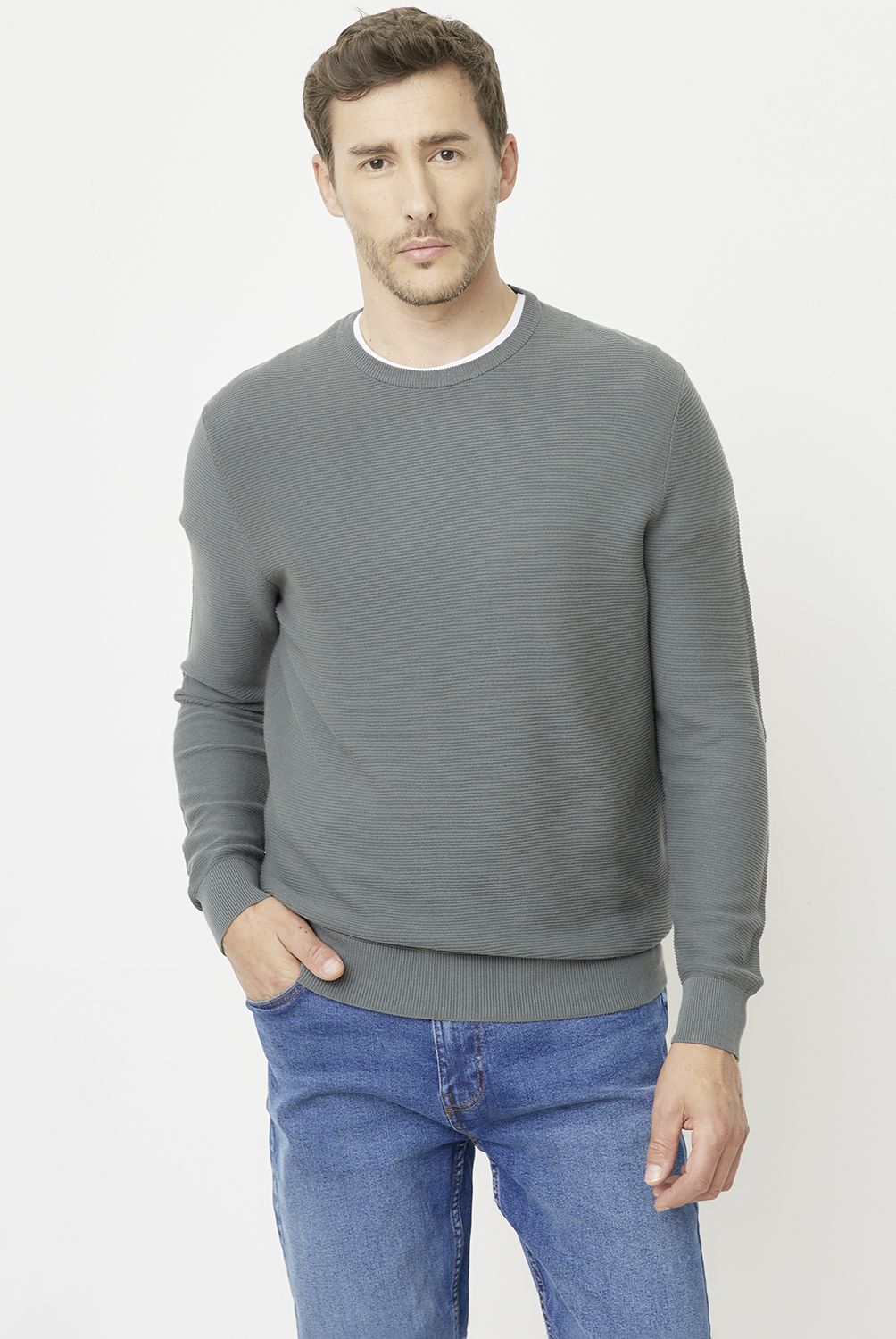 NEWPORT - Sweater Manga Larga Hombre Newport