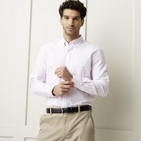 Camisa Manga Larga Algodón Hombre