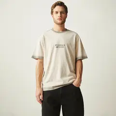 BASEMENT - Polera Manga Corta Hombre