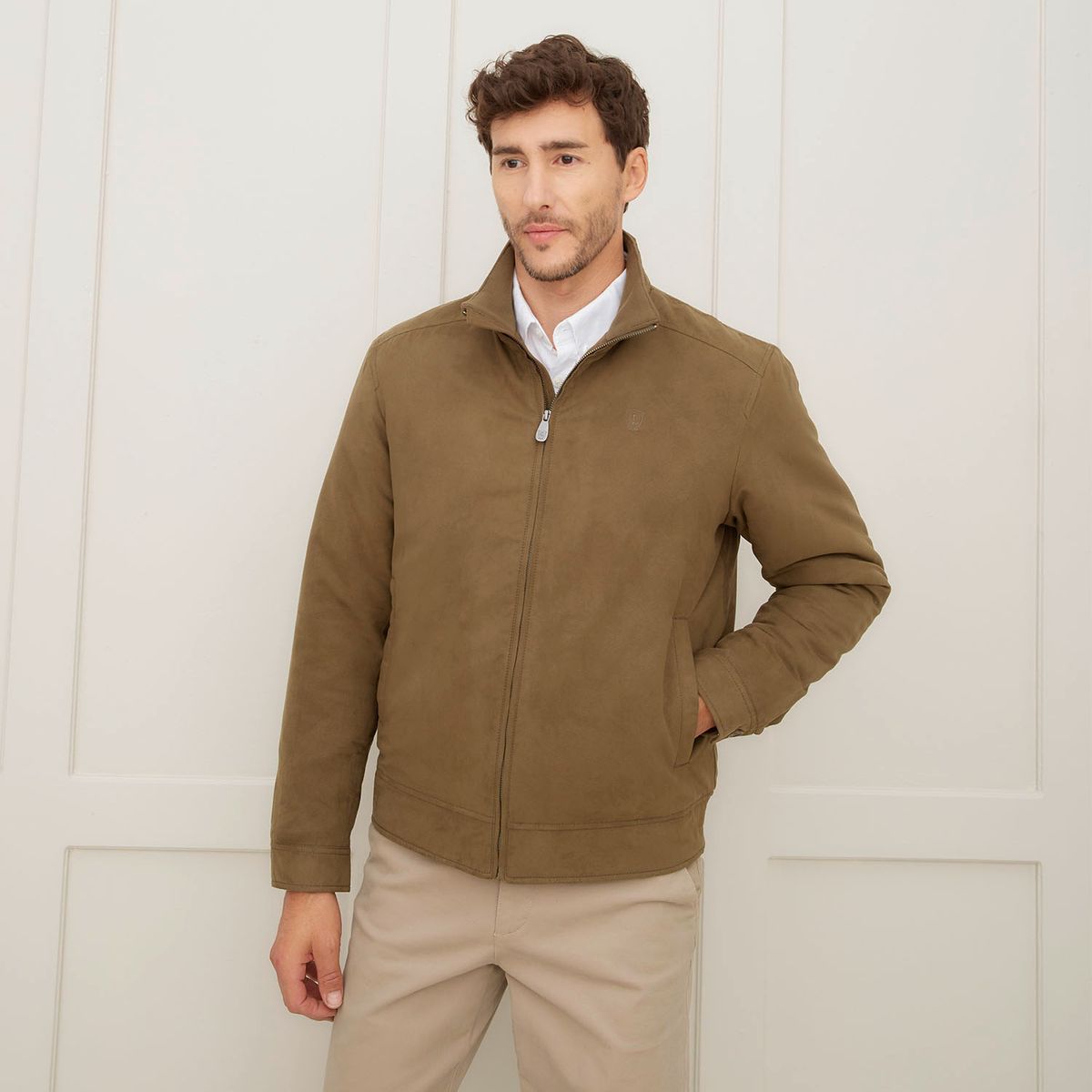 CHRISTIAN LACROIX - Chaqueta Sport Suede Hombre Christian Lacroix