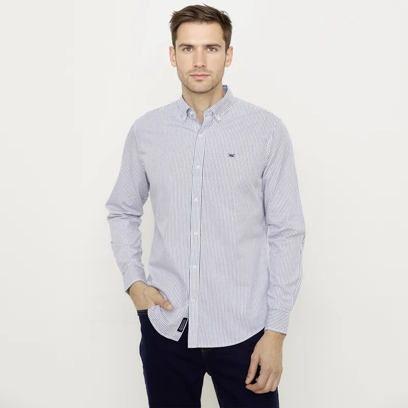 UNIVERSITY CLUB - Camisa Manga Larga Algodón Hombre University Club