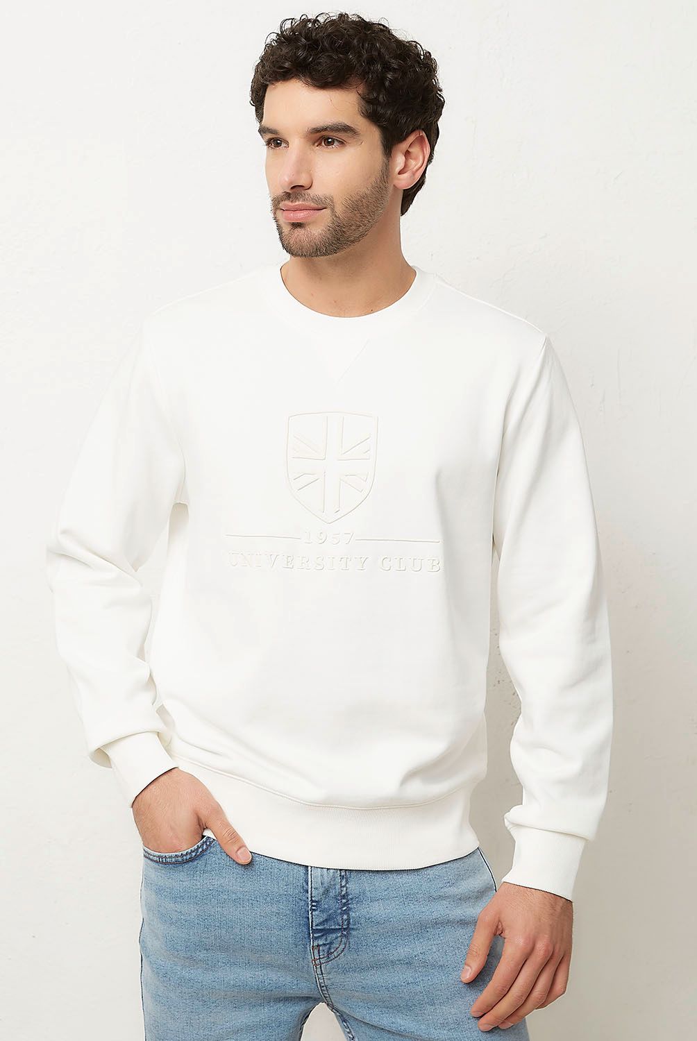 UNIVERSITY CLUB - Polerón Casual Hombre University Club