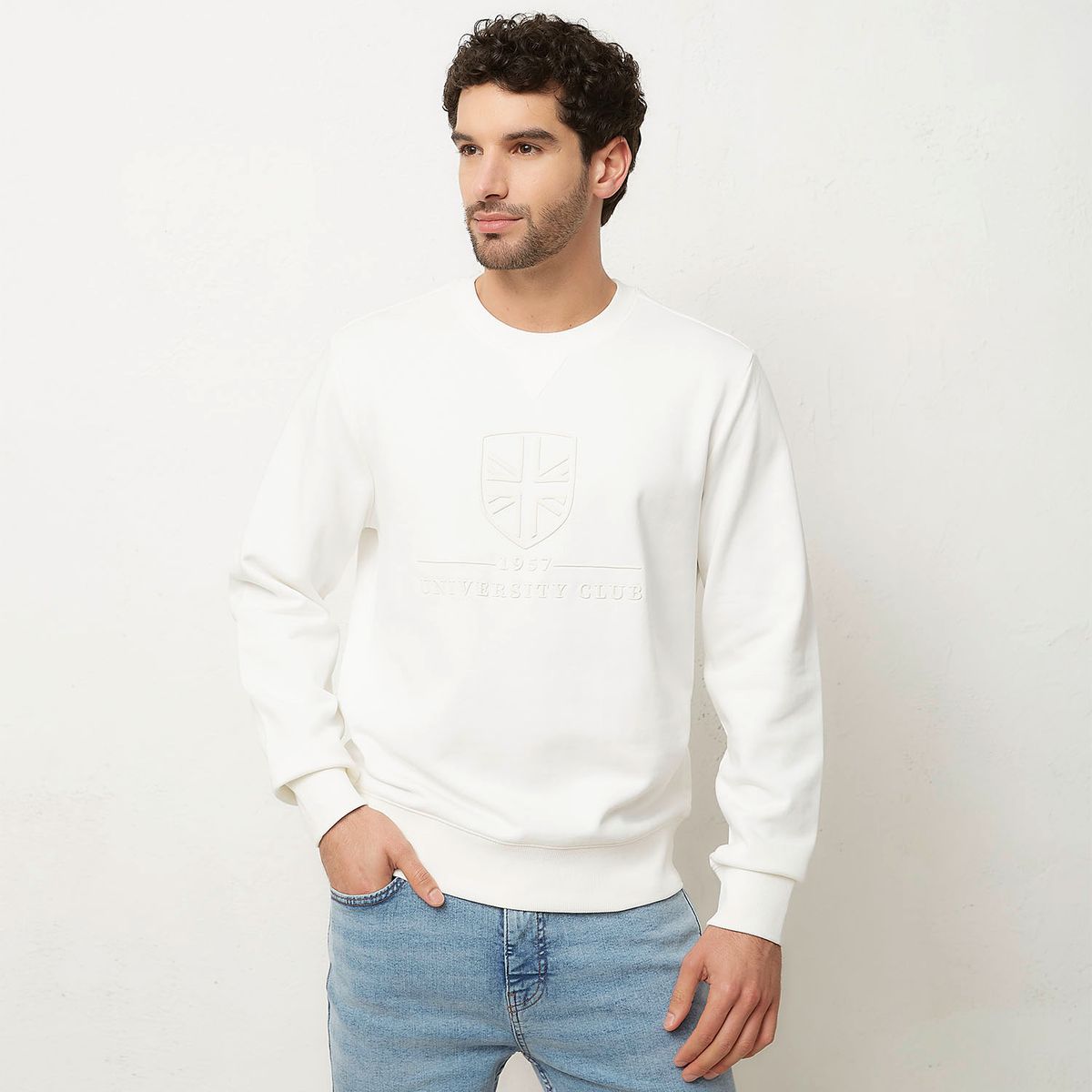 UNIVERSITY CLUB - Polerón Casual Hombre University Club