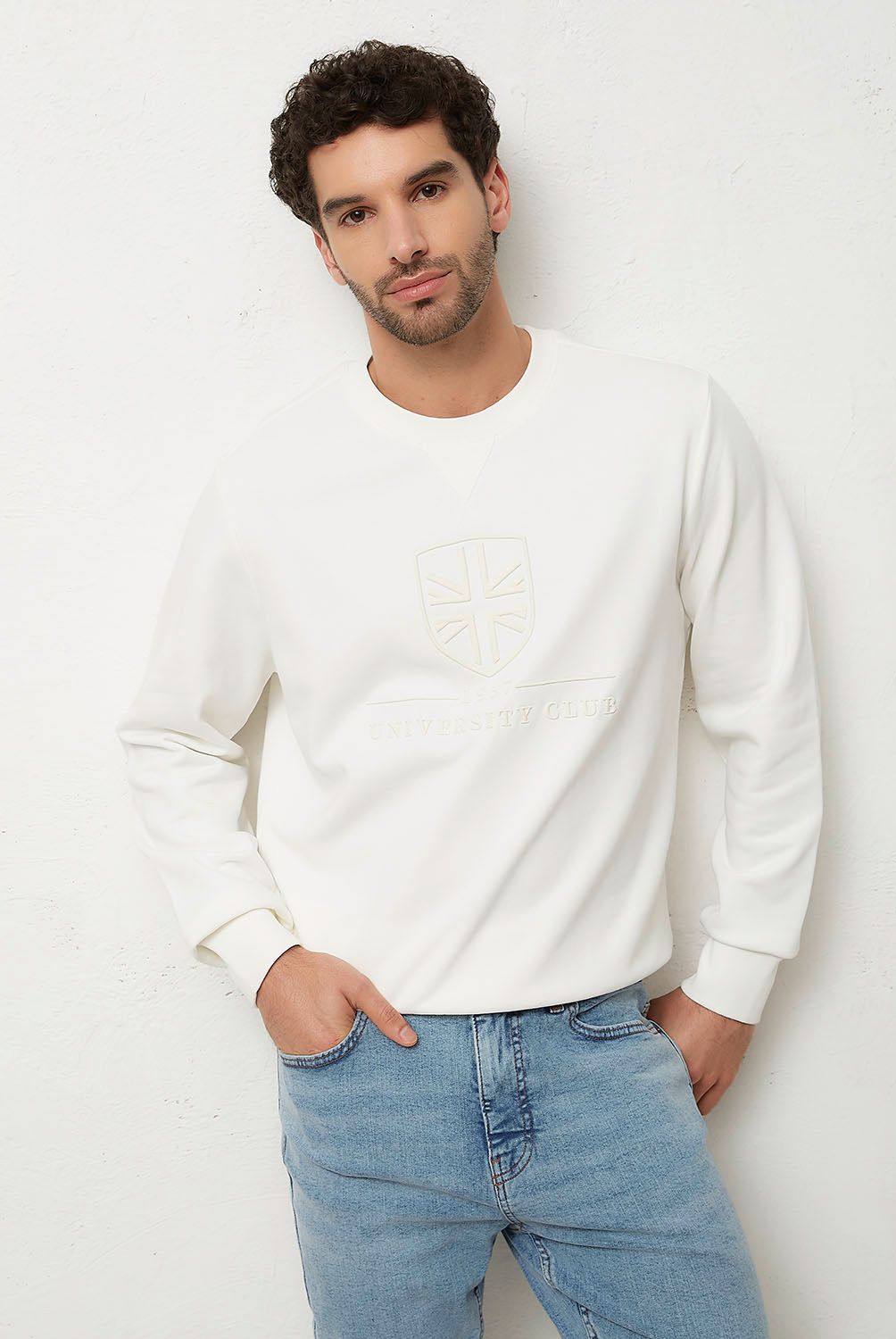 UNIVERSITY CLUB - Polerón Casual Hombre University Club