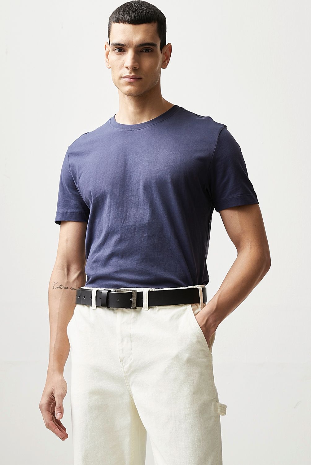 BASEMENT - Polera Manga Corta Hombre Basement