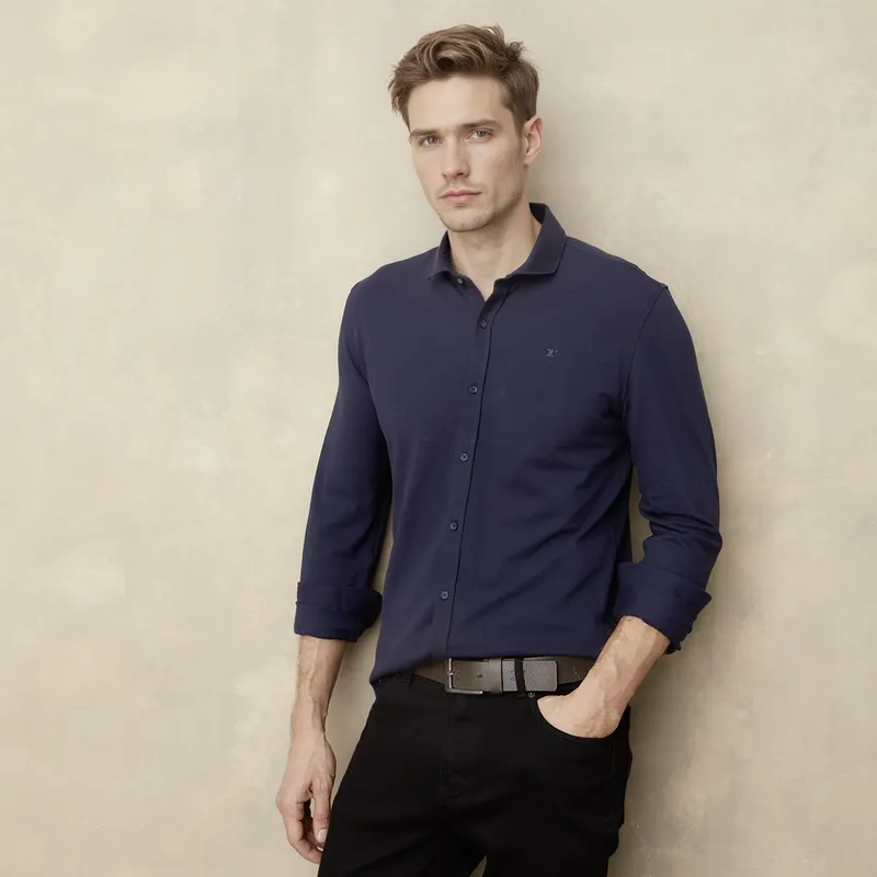 WOLF&HANK - Camisa Manga Larga Algodón Hombre Wolf&Hank