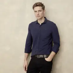 WOLF&HANK - Camisa Manga Larga Algodón Hombre