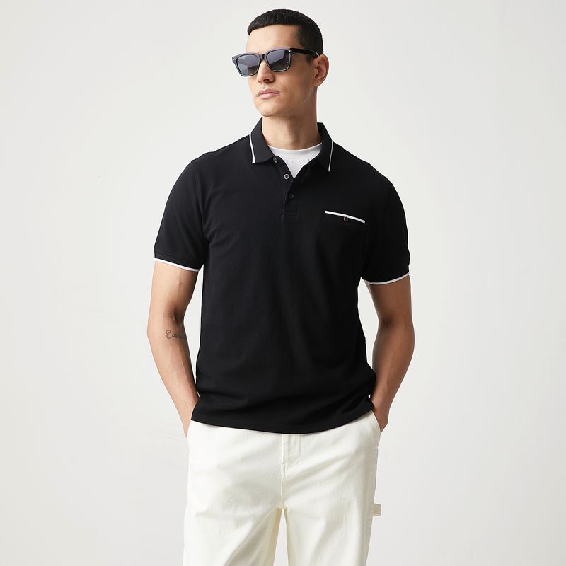 BASEMENT - Polera Manga Corta Hombre Basement