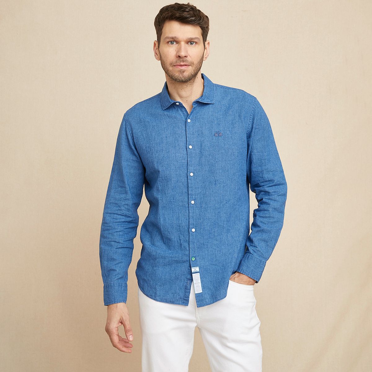 LA MARTINA - Camisa Casual Manga Larga Hombre La Martina