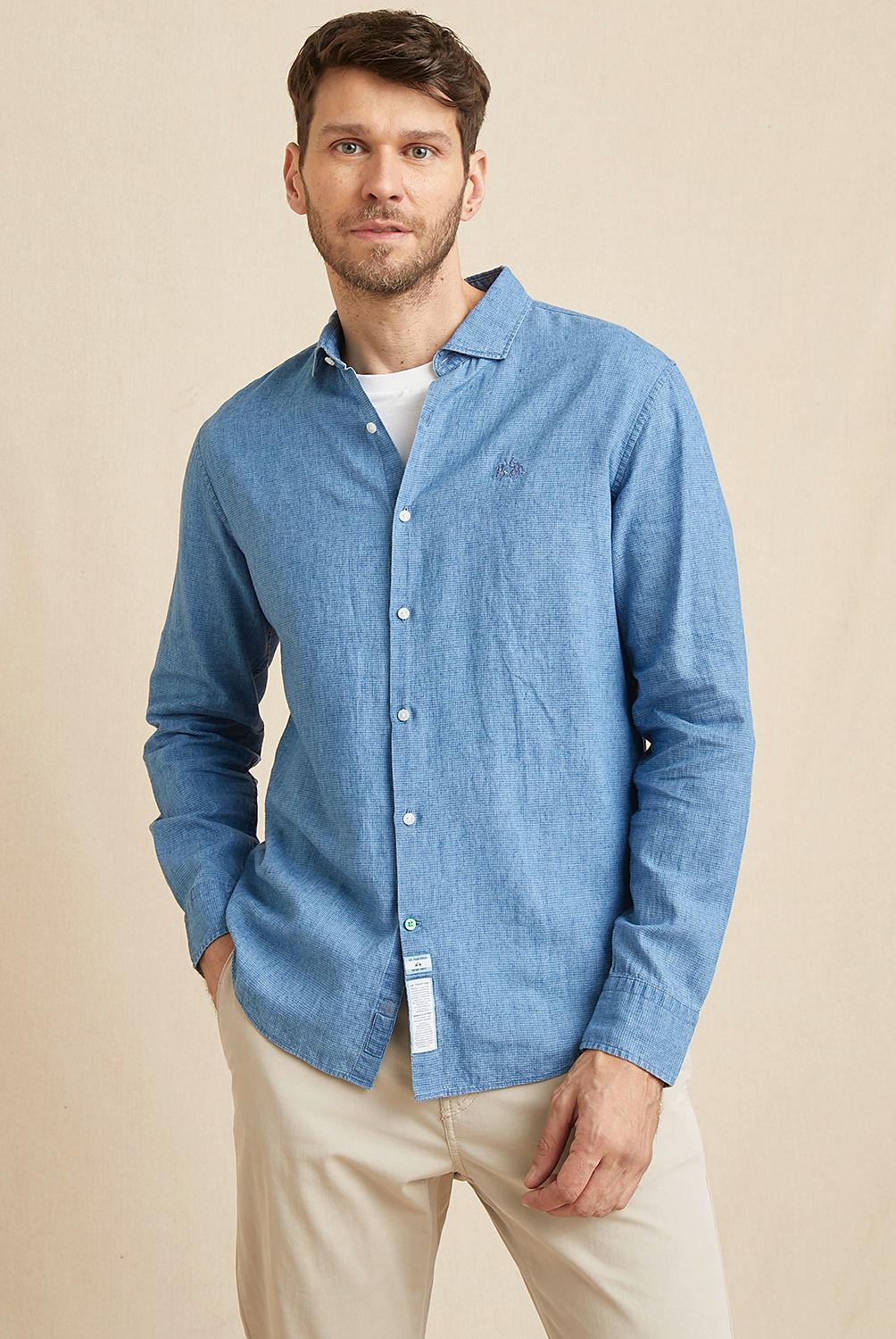 LA MARTINA - Camisa Casual Manga Larga Hombre La Martina