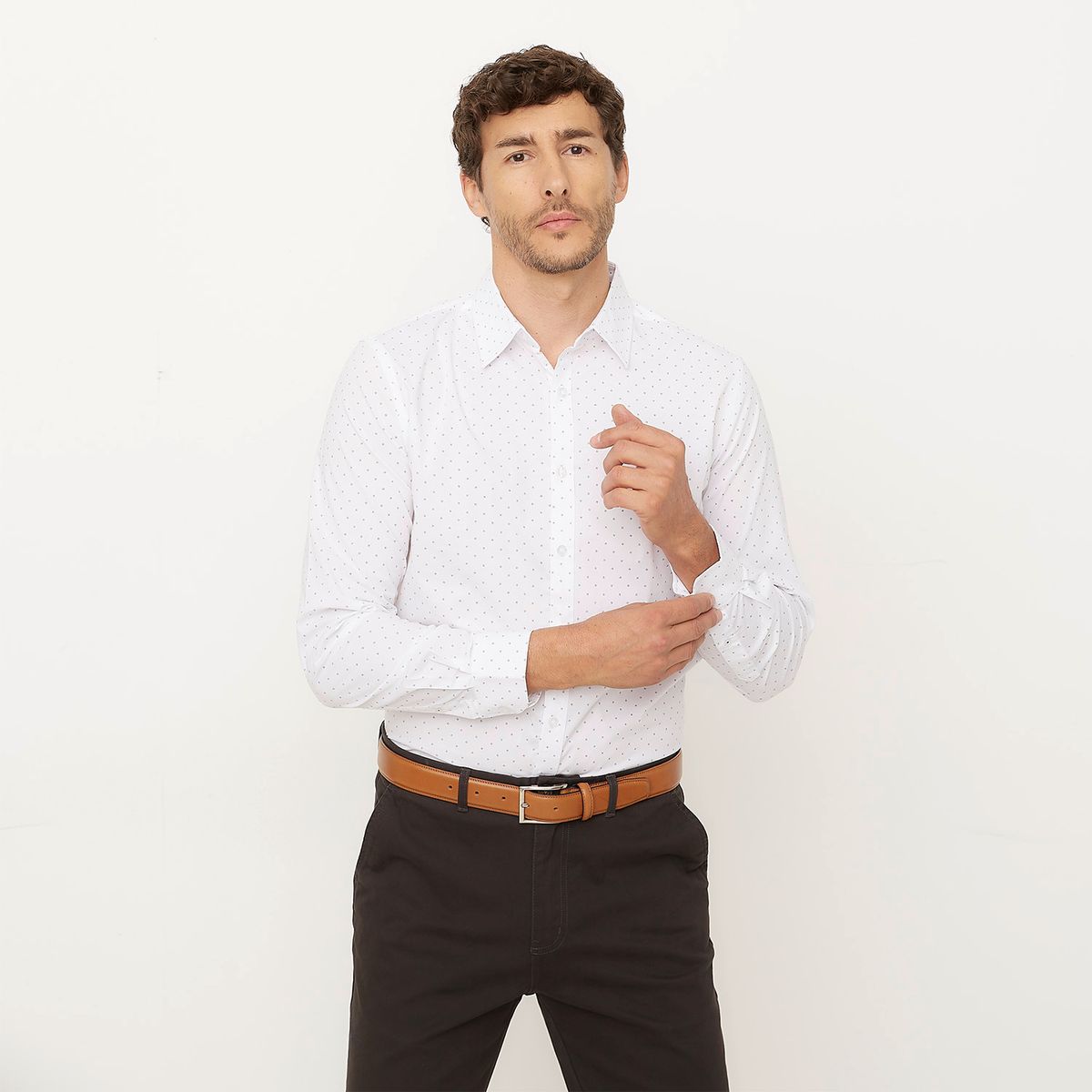 NEWPORT - Camisa Sport Regular Fit Hombre Newport