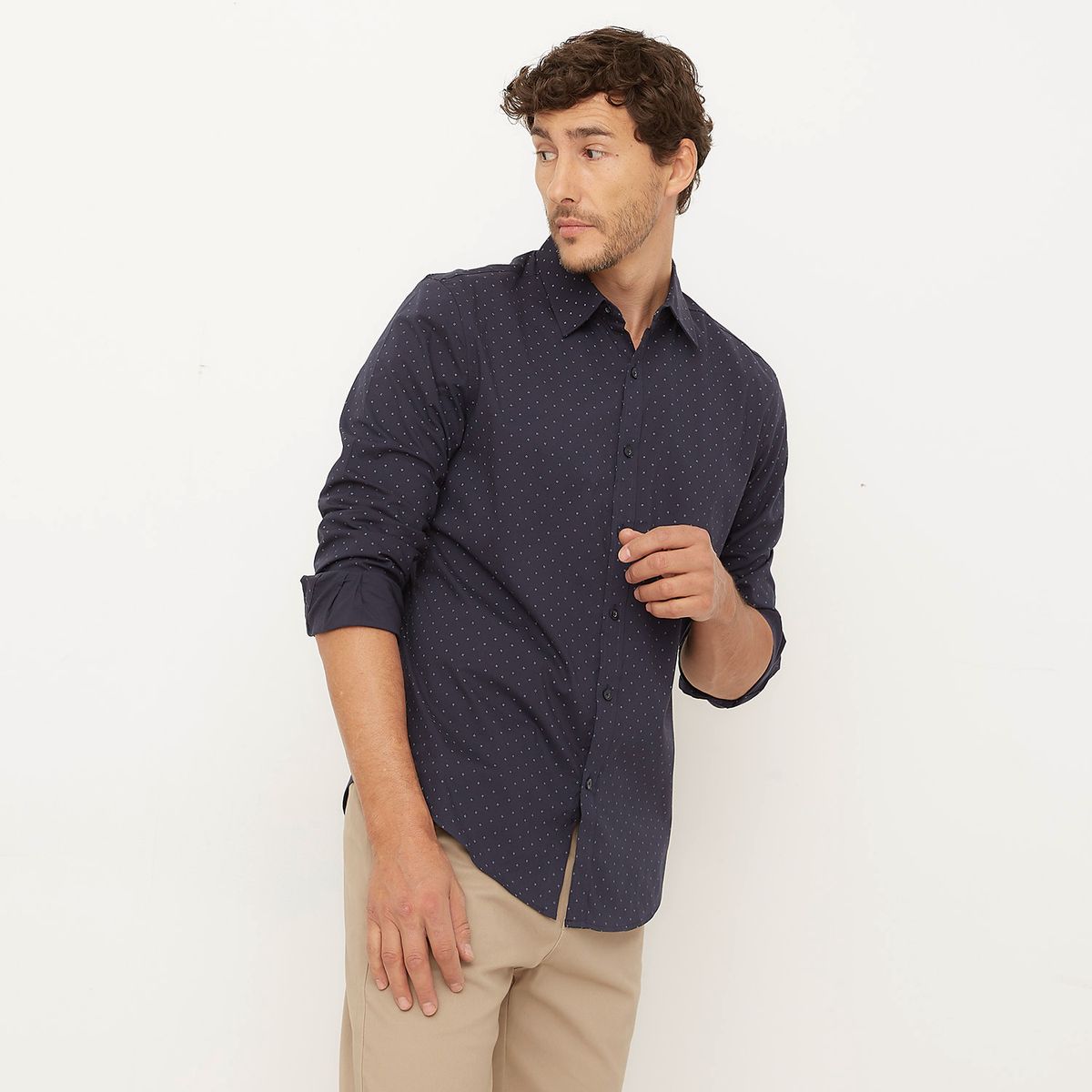 NEWPORT - Camisa Sport Regular Fit Hombre Newport
