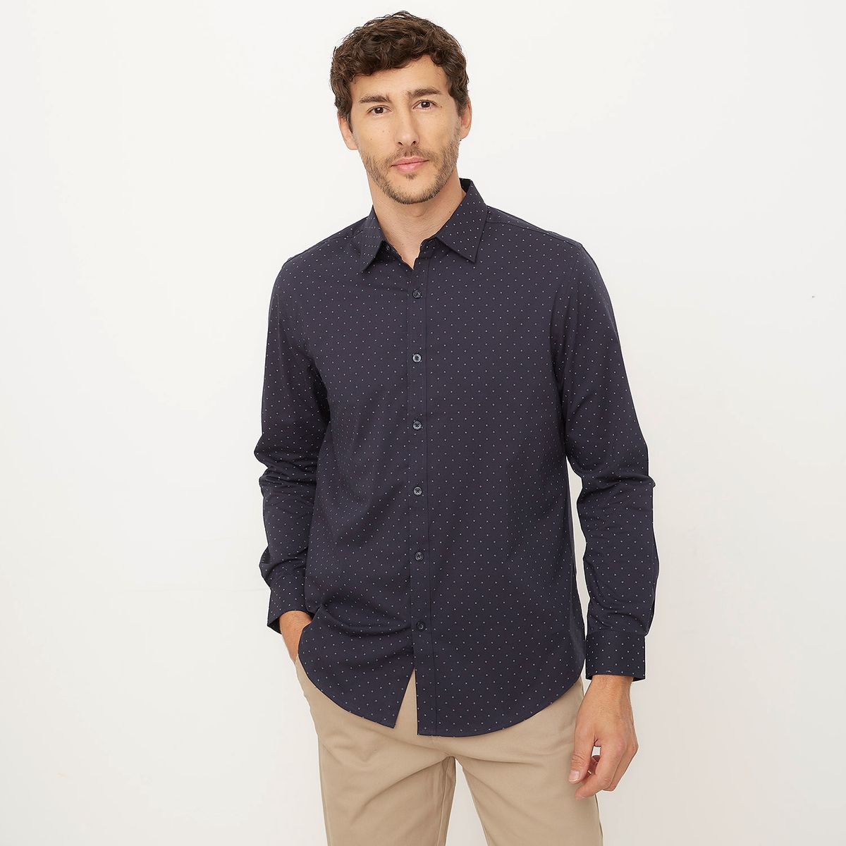 NEWPORT - Camisa Sport Regular Fit Hombre Newport