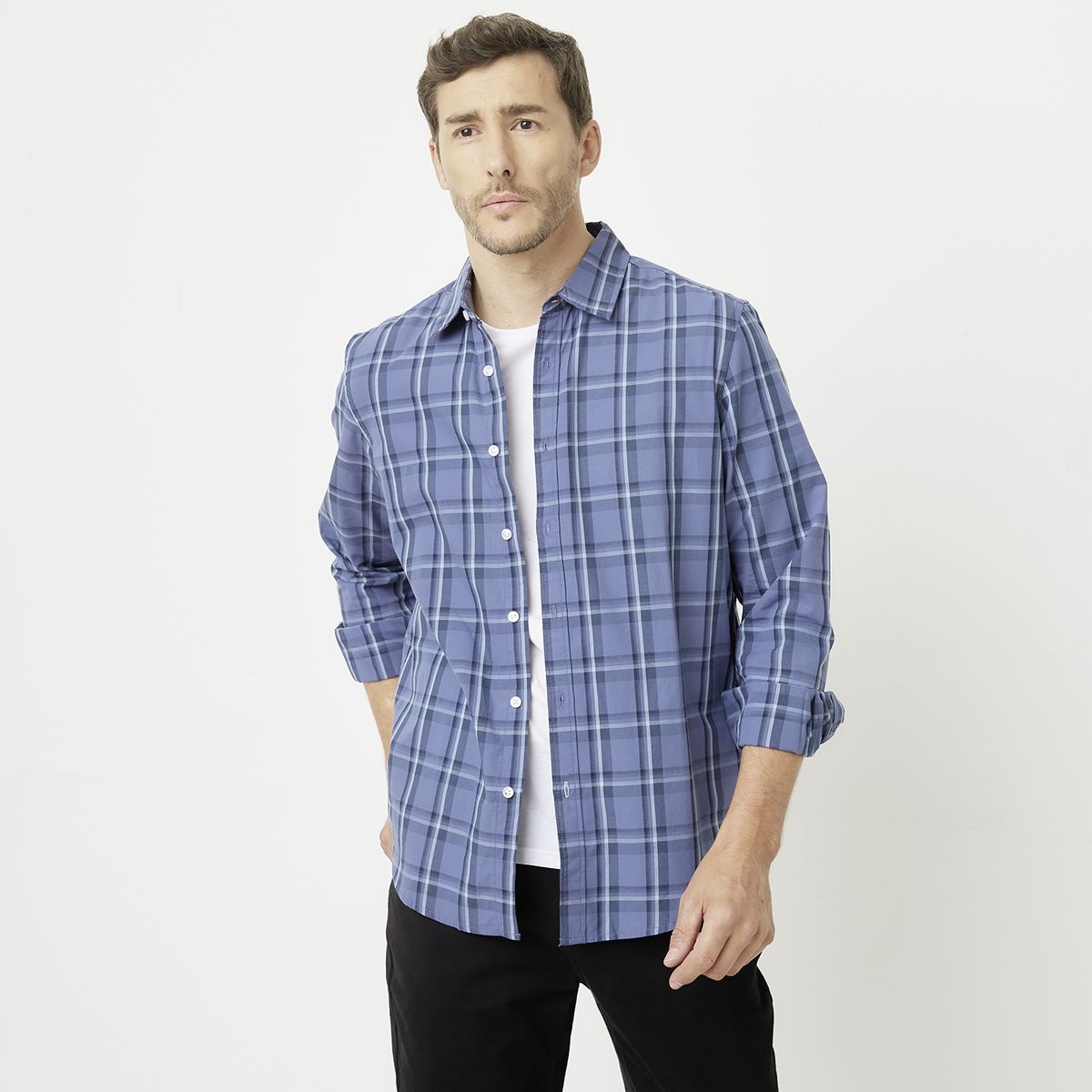 NEWPORT - Camisa Casual Manga Larga Hombre Newport