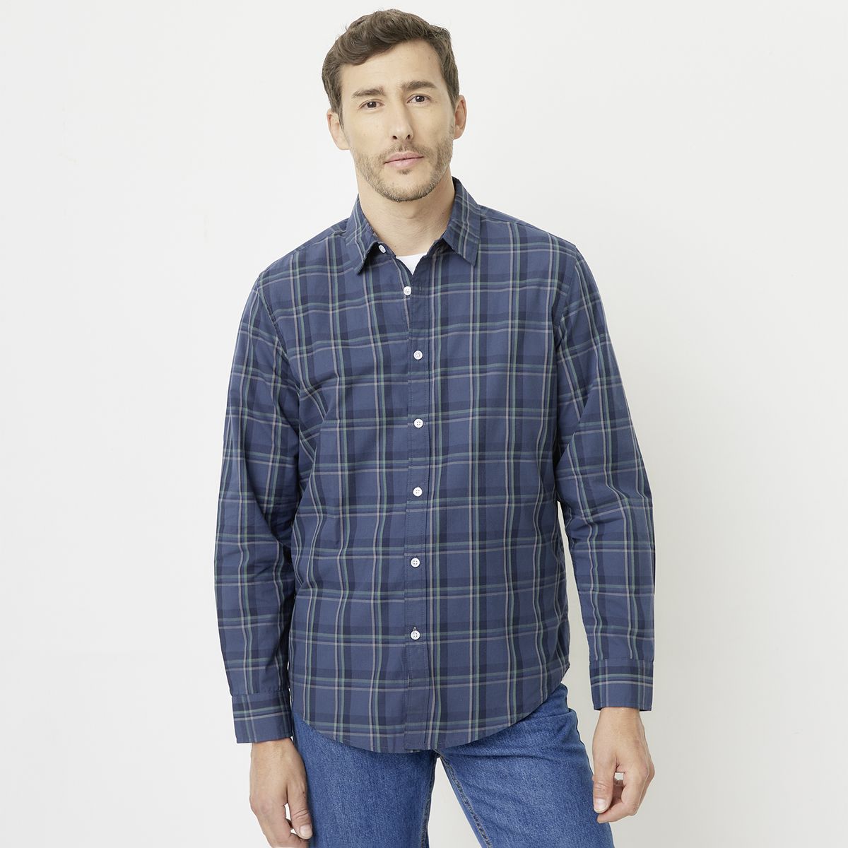 NEWPORT - Camisa Casual Manga Larga Hombre Newport