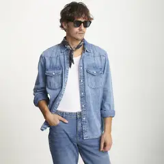 BASEMENT - Camisa Sport Hombre