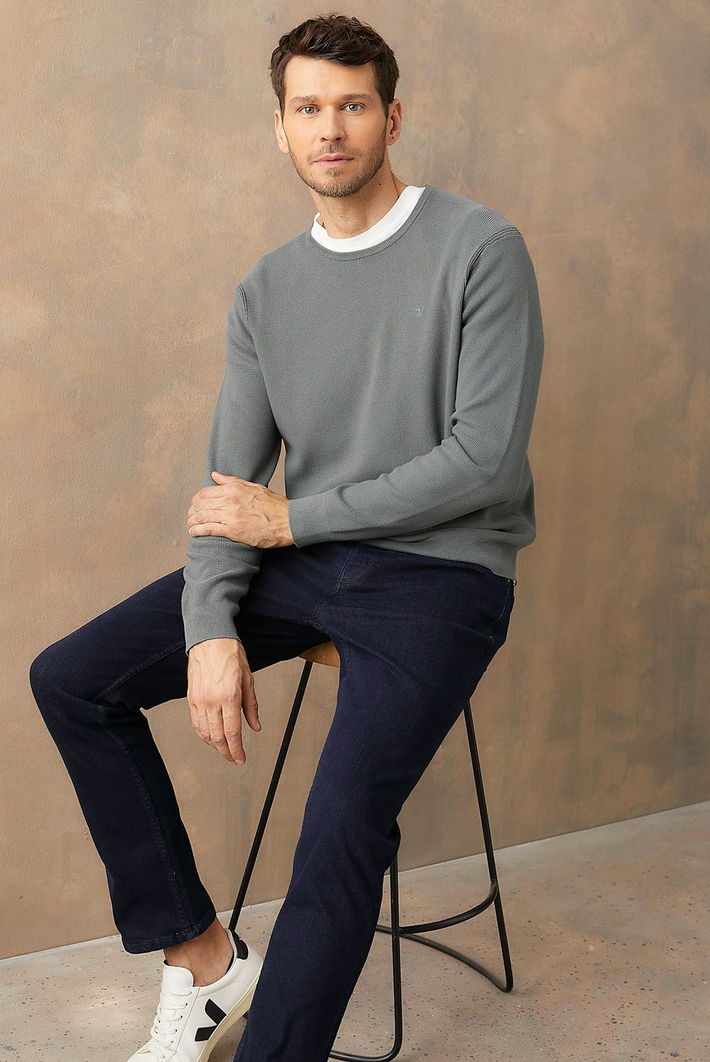 WOLF&HANK - Sweater Manga Larga Hombre Wolf&Hank