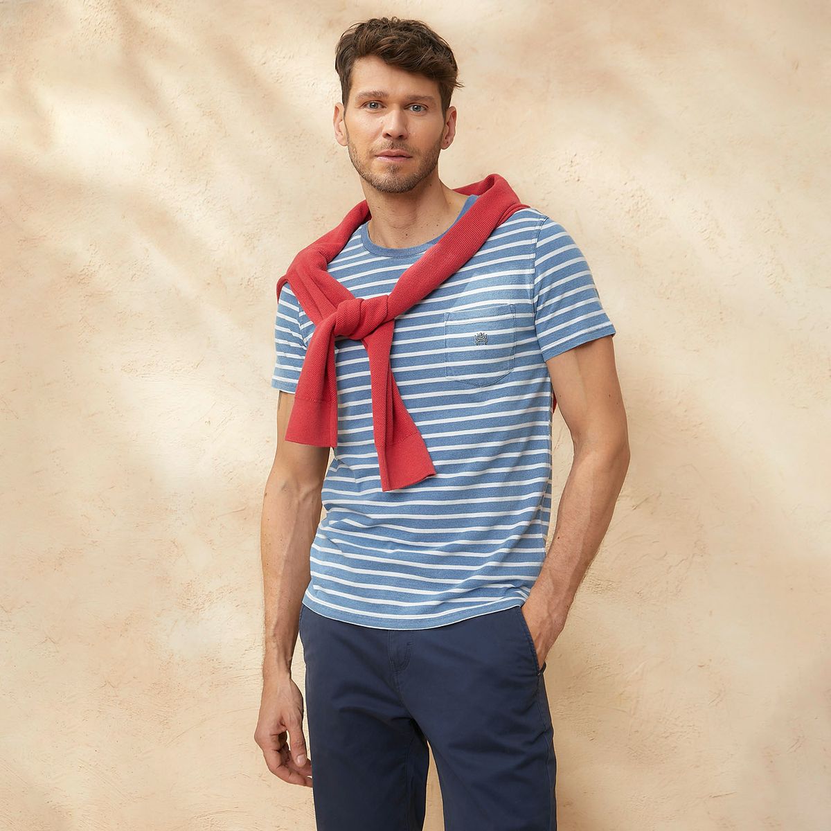 CASCAIS - Polera Manga Corta Hombre Cascais