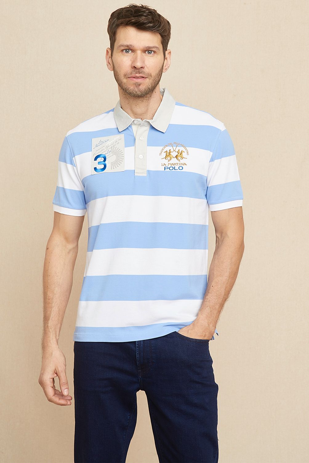LA MARTINA - Polera Manga Corta La Martina