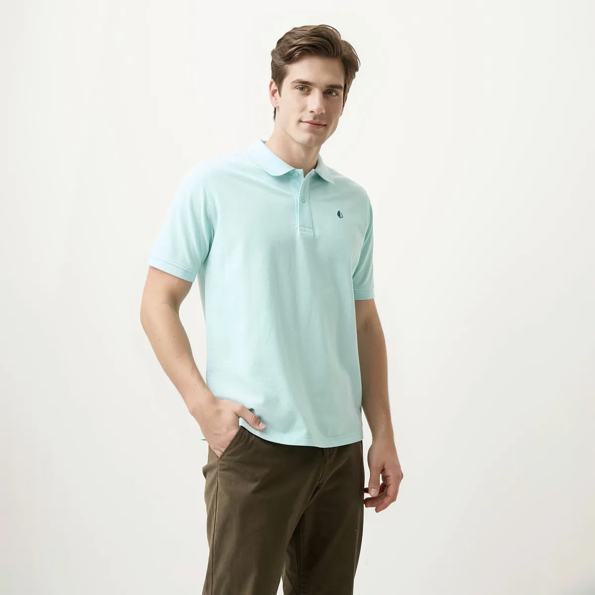 NEWPORT - Polera Manga Corta Algodón Hombre Newport