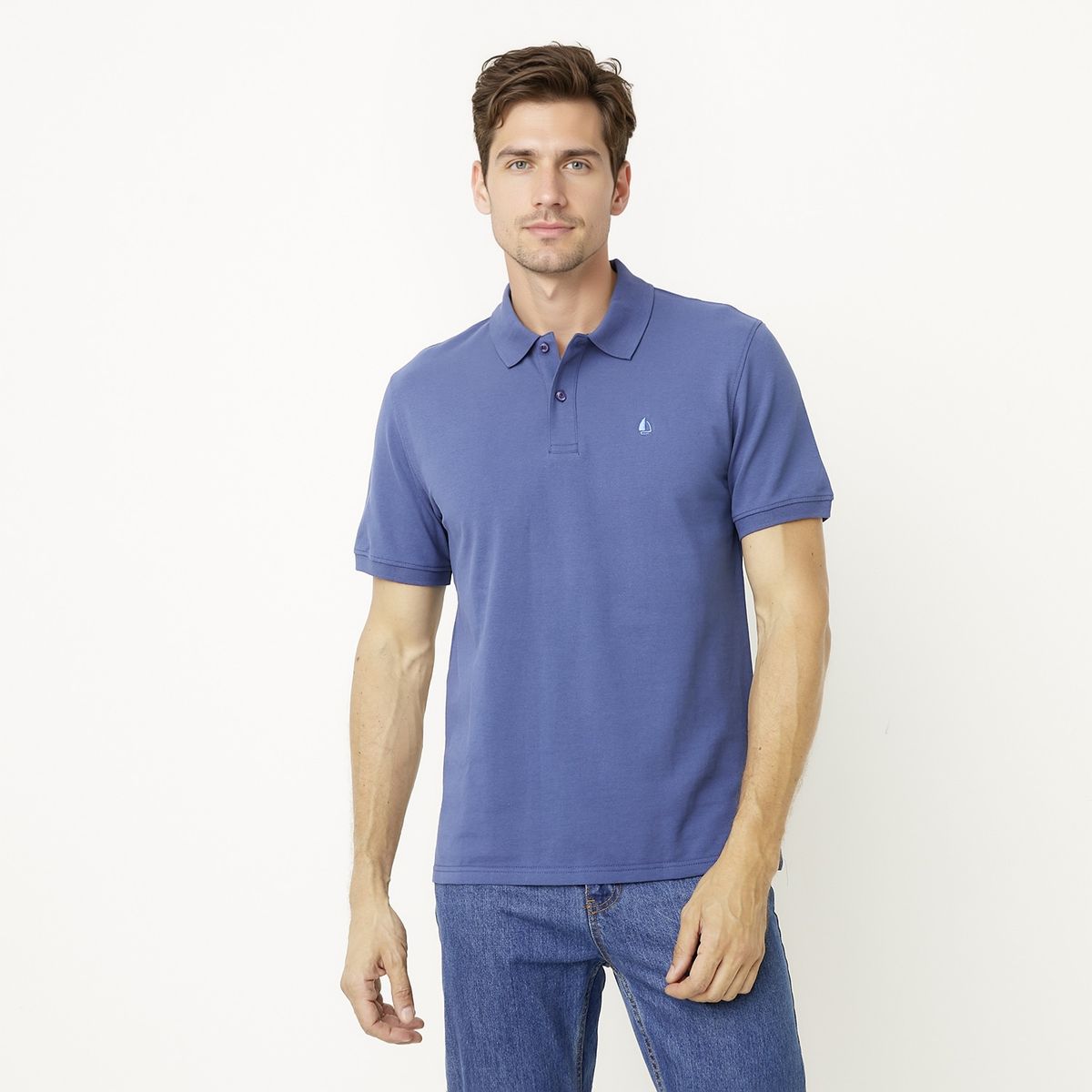NEWPORT - Polera Manga Corta Algodón Hombre Newport