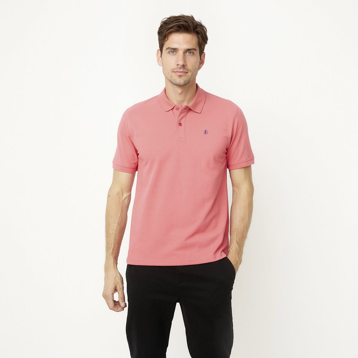 NEWPORT - Polera Manga Corta Algodón Hombre Newport
