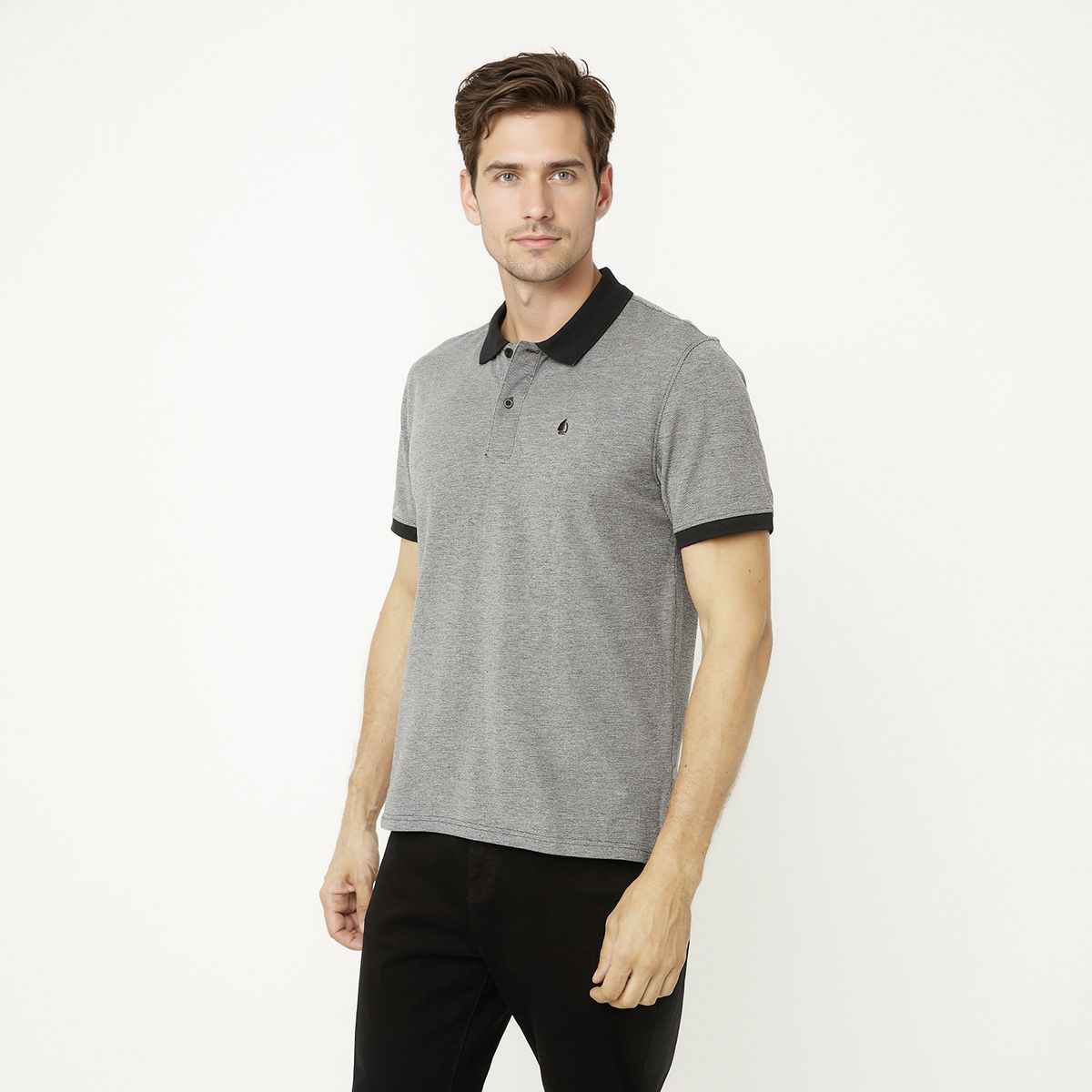 NEWPORT - Polera Manga Corta Algodón Hombre Newport