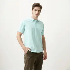 NEWPORT - Polera Manga Corta Algodón Hombre