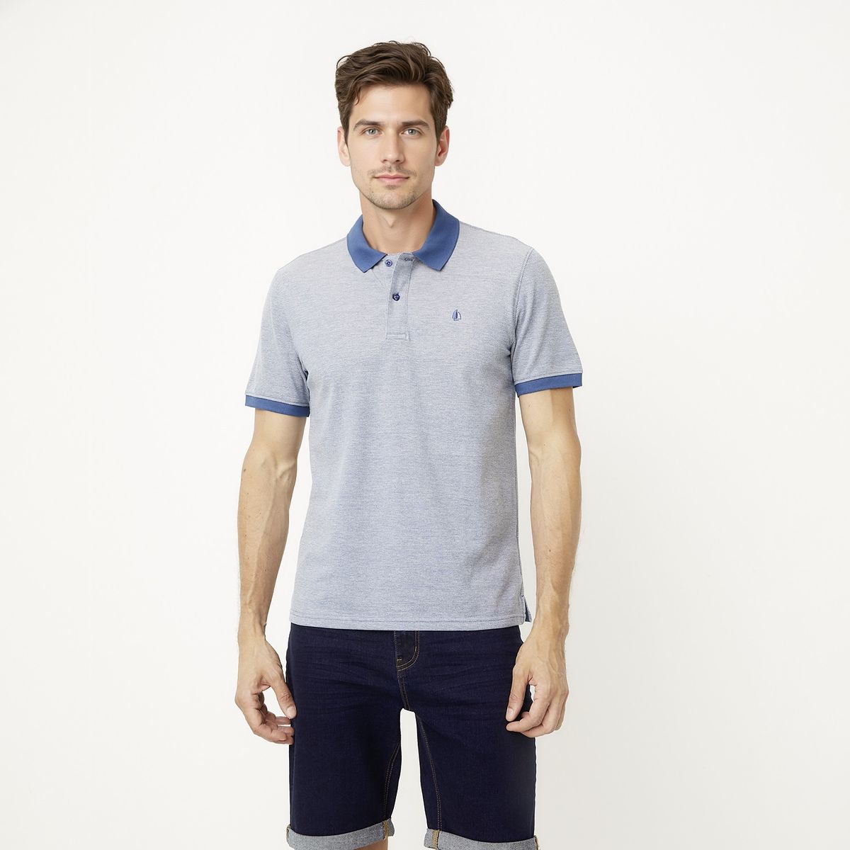 NEWPORT - Polera Manga Corta Algodón Hombre Newport