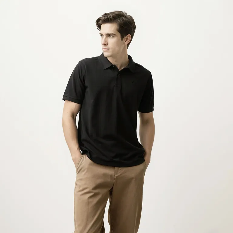 Polera Manga Corta Algodón Hombre