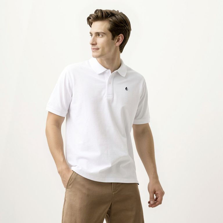 Polera Manga Corta Algodón Hombre