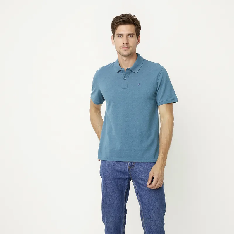 NEWPORT - Polera Manga Corta Algodón Hombre Newport