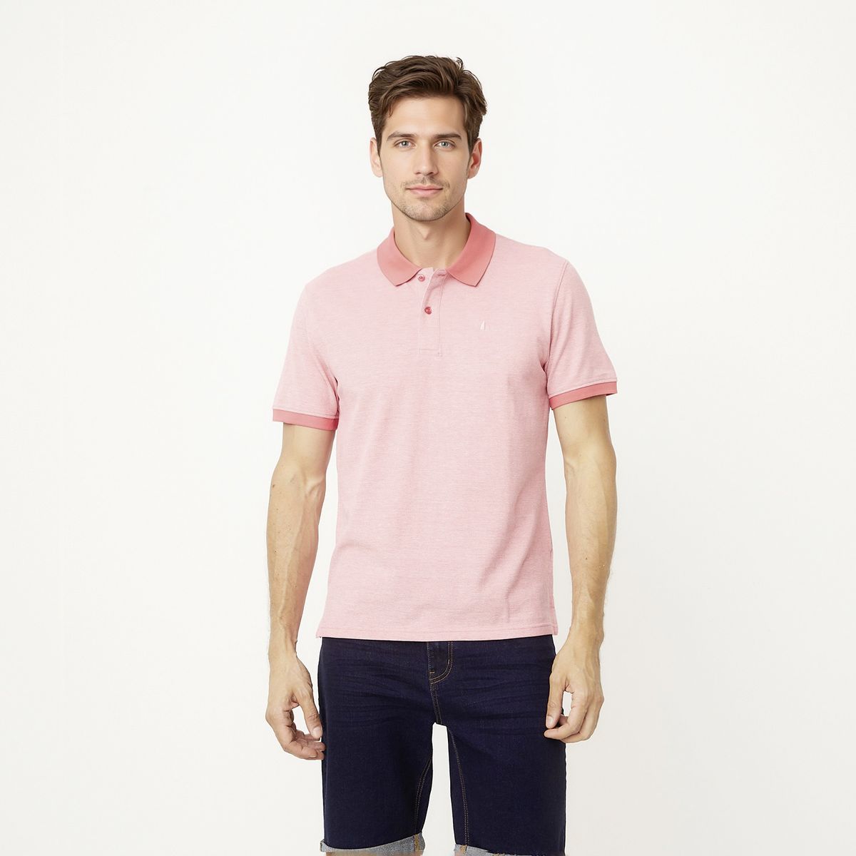 NEWPORT - Polera Manga Corta Algodón Hombre Newport