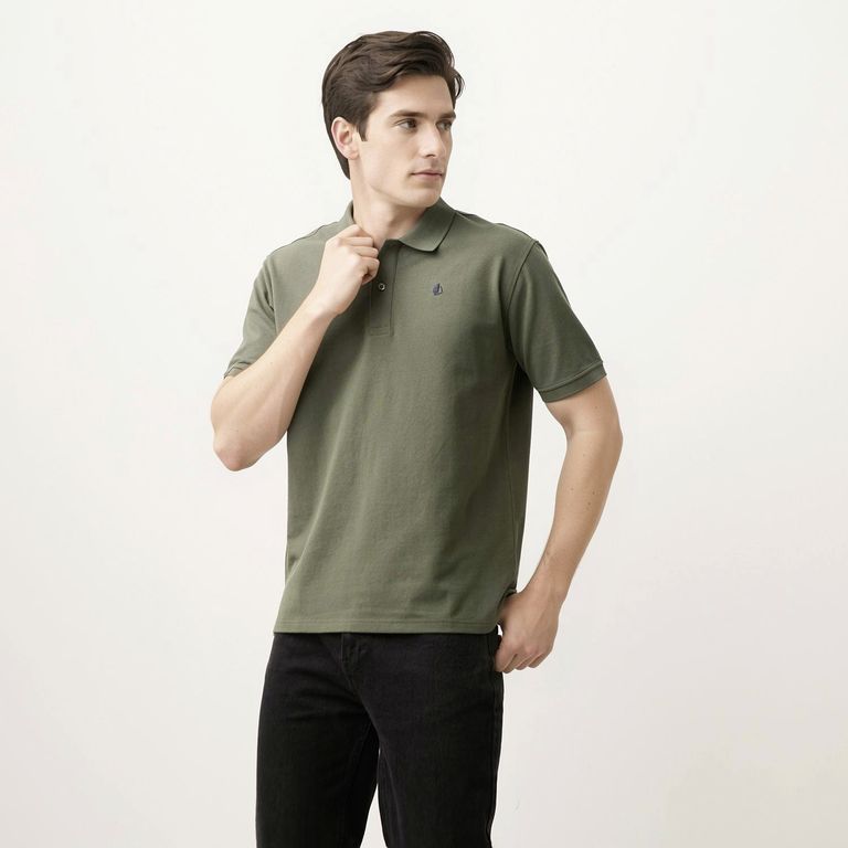 Polera Manga Corta Algodón Hombre