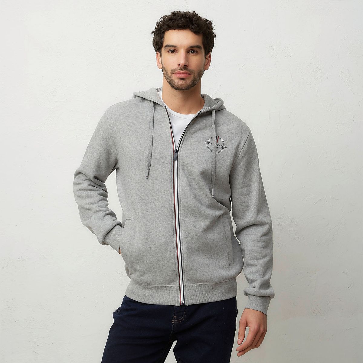 UNIVERSITY CLUB - Polerón Casual Hombre University Club