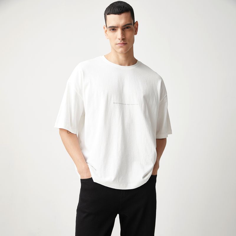 BASEMENT - Polera Manga Corta Hombre Basement