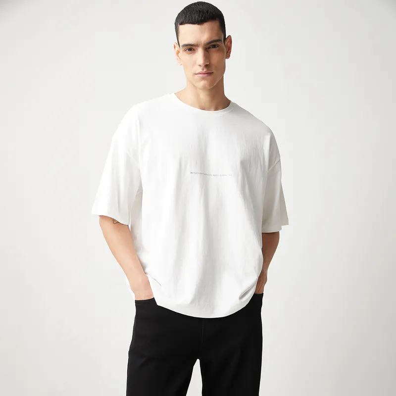 BASEMENT - Polera Manga Corta Hombre Basement