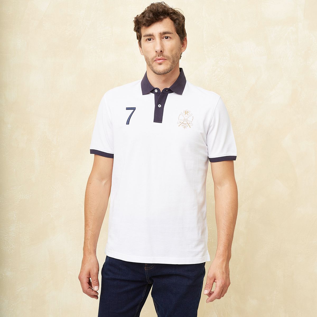 UNIVERSITY CLUB - Polera Polo Manga Corta Hombre University Club