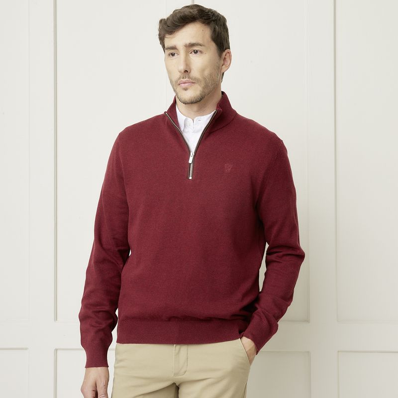 CHRISTIAN LACROIX - Sweater Medio Cierre Algodón Hombre Christian Lacroix