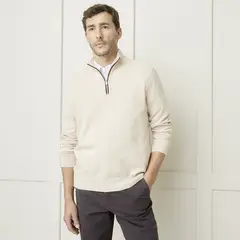 CHRISTIAN LACROIX - Sweater Medio Cierre Algodón Hombre