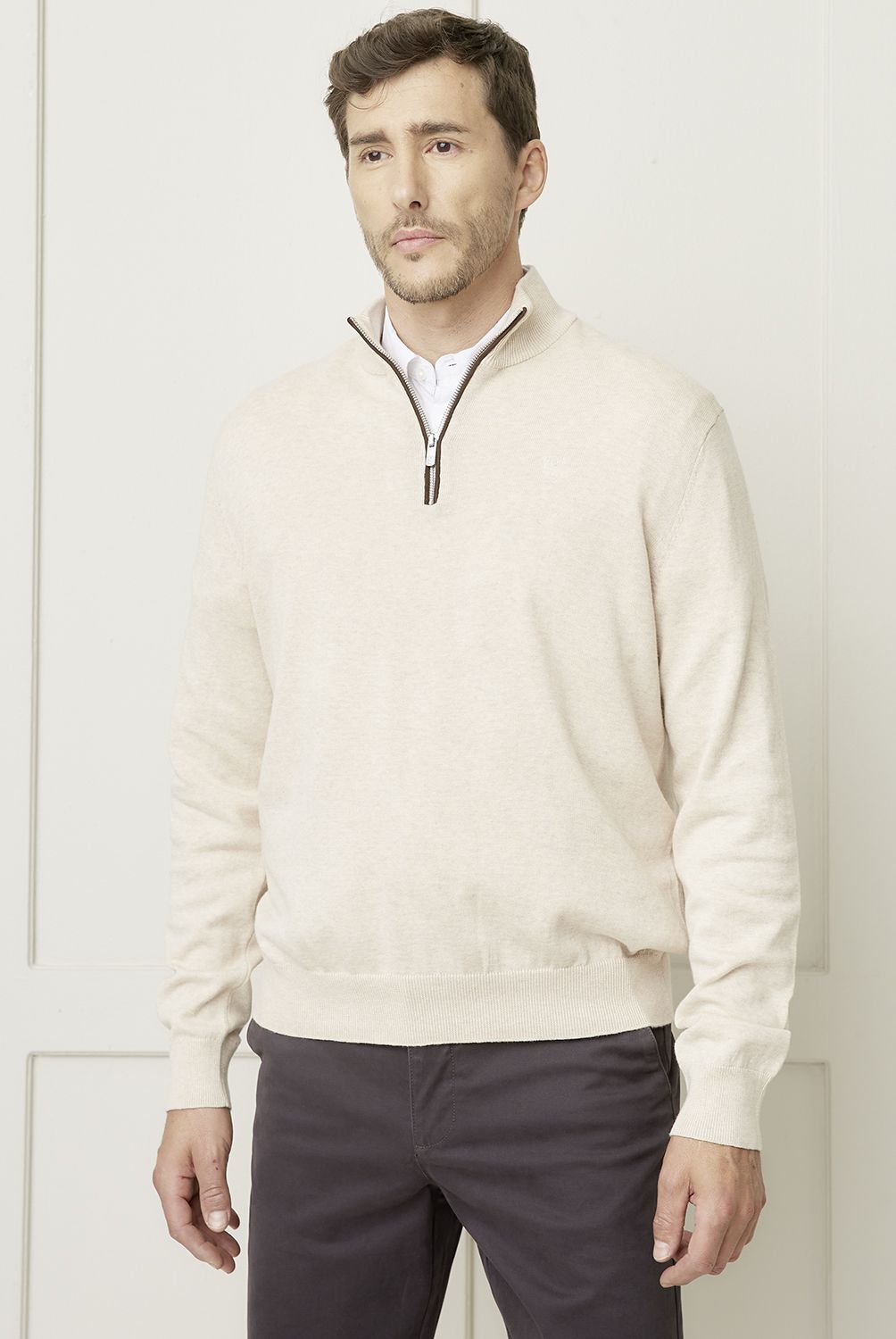 CHRISTIAN LACROIX - Sweater Medio Cierre Algodón Hombre Christian Lacroix
