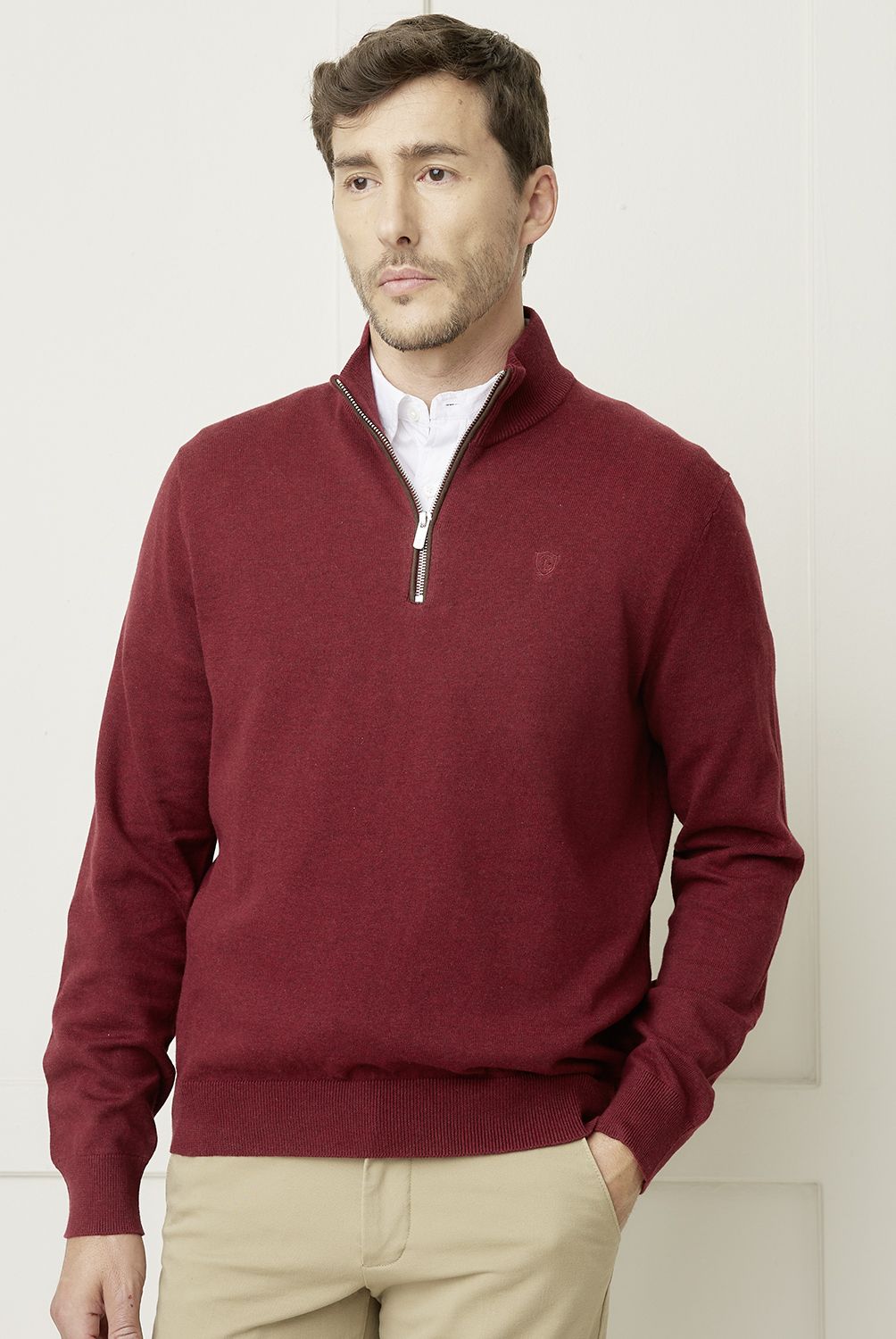 CHRISTIAN LACROIX - Sweater Medio Cierre Algodón Hombre Christian Lacroix