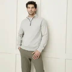 CHRISTIAN LACROIX - Sweater Medio Cierre Algodón Hombre
