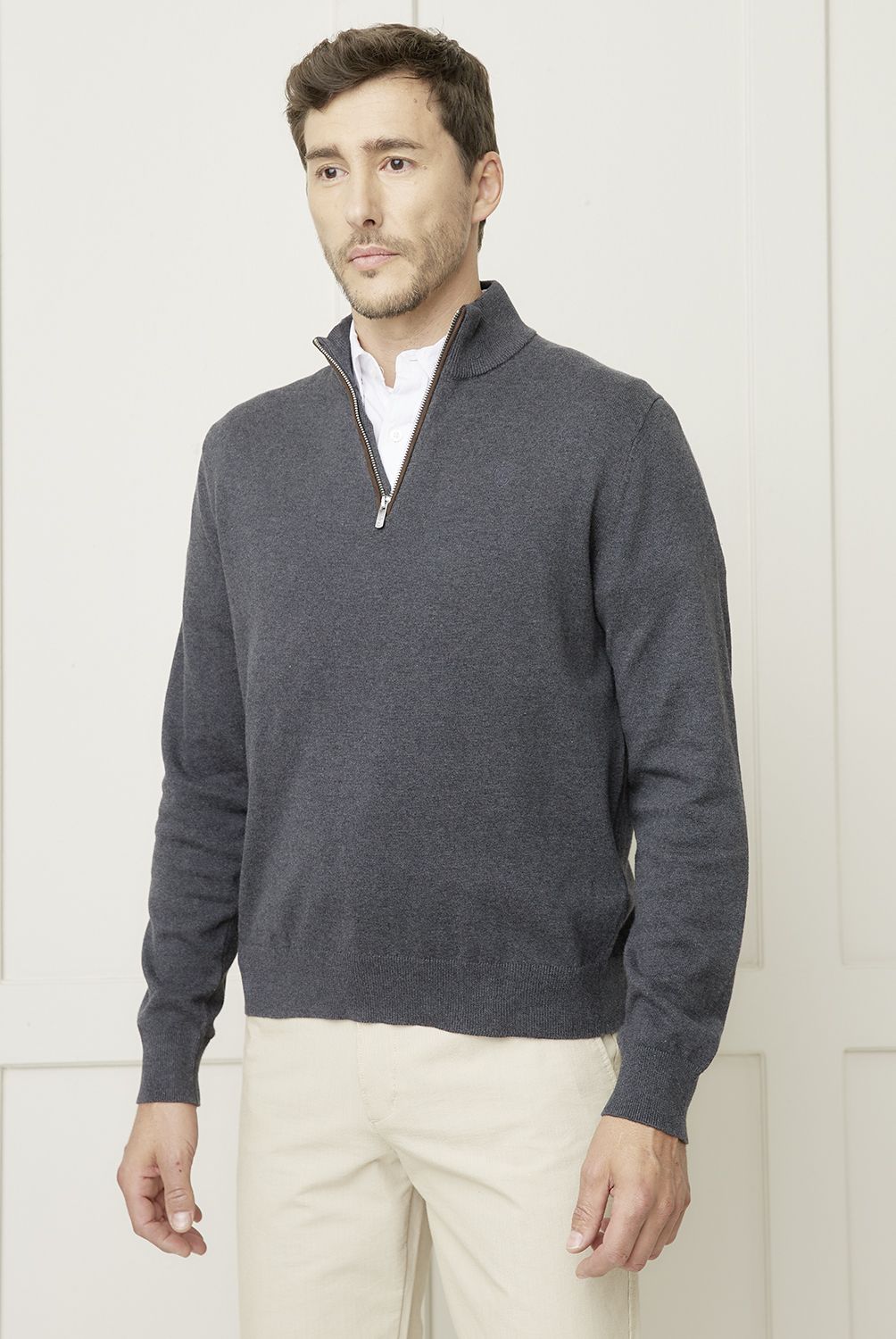 CHRISTIAN LACROIX - Sweater Medio Cierre Algodón Hombre Christian Lacroix