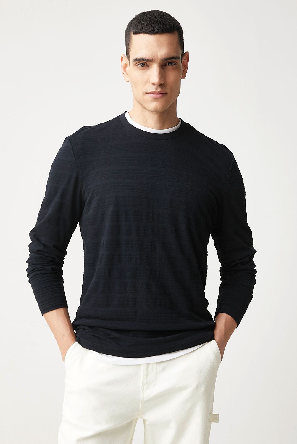 BASEMENT - Polera Manga Corta Hombre Basement