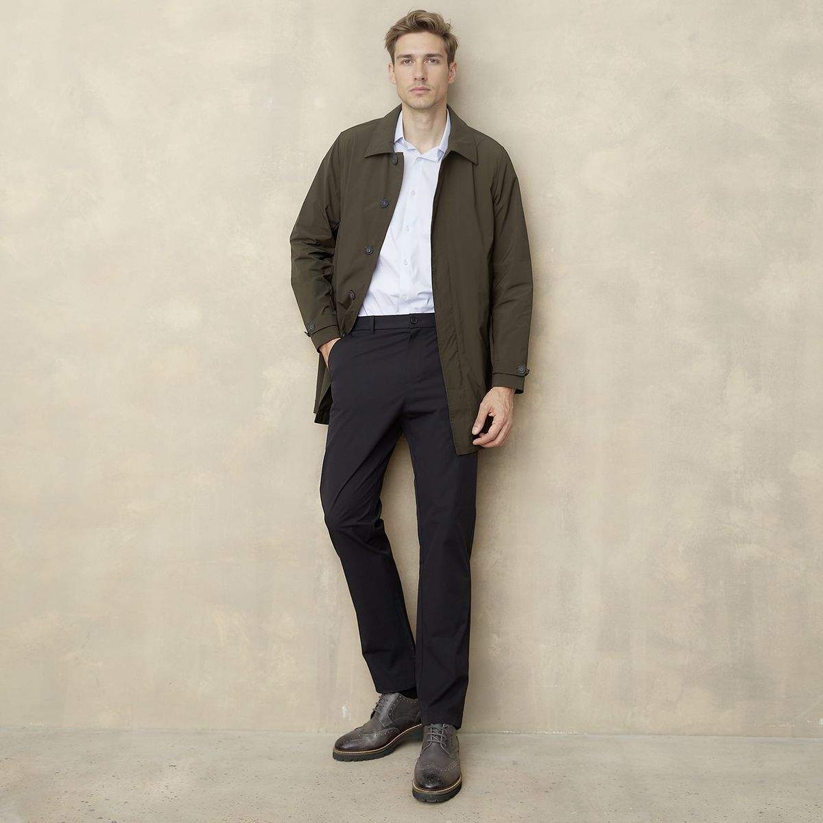 WOLF&HANK - Pantalón Chino Skinny Tiro Medio Hombre Wolf&hank