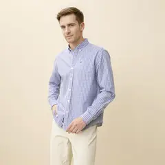 UNIVERSITY CLUB - Camisa Manga Larga Algodón Hombre