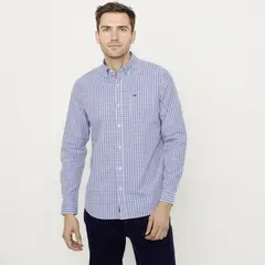 UNIVERSITY CLUB - Camisa Manga Larga Algodón Hombre