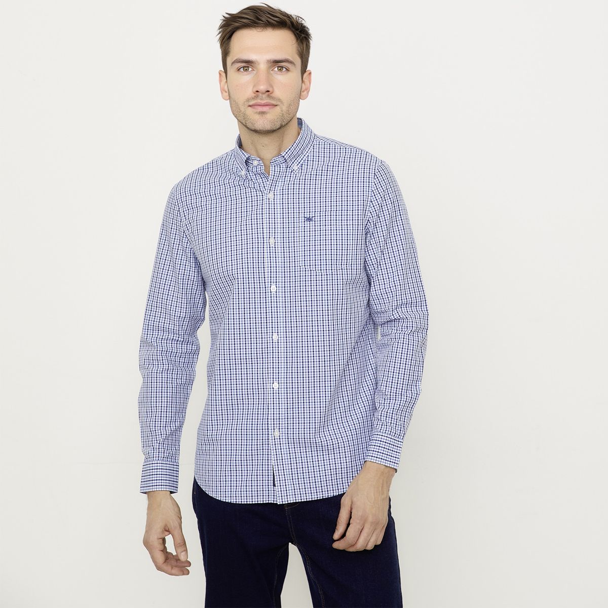 UNIVERSITY CLUB - Camisa Manga Larga Algodón Hombre University Club