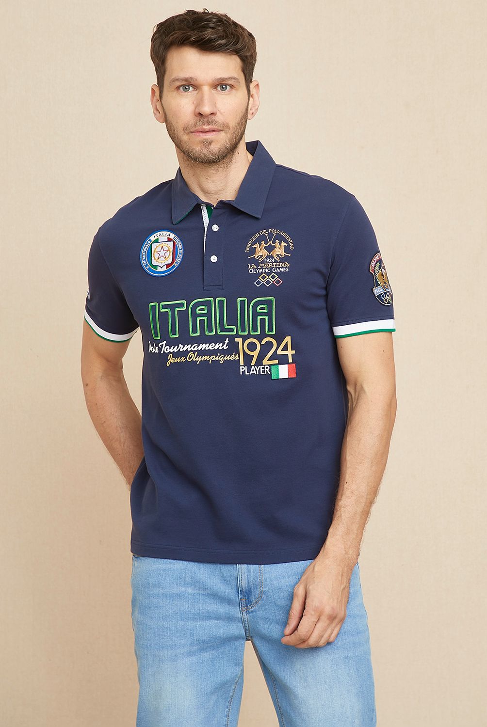 LA MARTINA - Polera Manga Corta La Martina